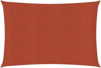 Sonnensegel 160 g/m² Terracotta-Rot 2,5x3,5 m HDPE