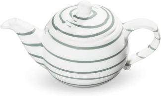 Gmundner Keramik Teekanne Glatt (0,5L) Graugeflammt