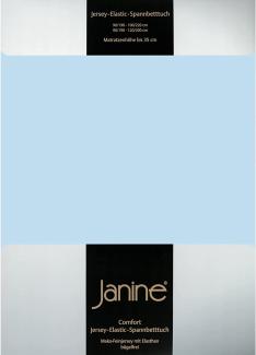 Janine Spannbetttuch ELASTIC-JERSEY Elastic-Jersey hellblau 5002-12 150x200