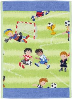 Feiler Handtücher Soccer | Handtuch 37x50 cm | blau
