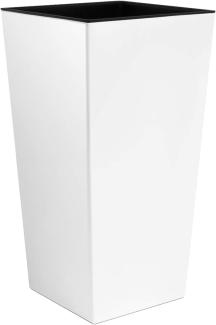 Prosperplast Flowerpot URBI SQUARE 220mm white - DURS225-S449