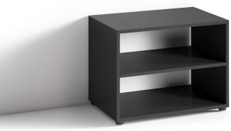 Homexperts 'VANCOUVER' TV-Stand, Holzwerkstoff Spanplatte schwarz, B 60 x H 45 x T 39 cm