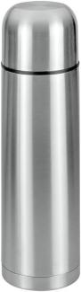 Metaltex Isolierflasche, Isolierkanne Cosmos 0,75 Liter aus Edelstahl in silber