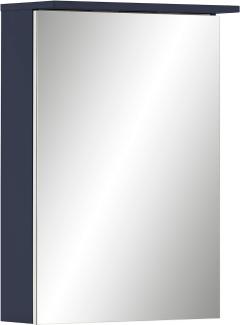 Schildmeyer Spiegelschrank Jesper, Holzwerkstoff, Nachtblau, 50,4 x 16 x 72,3 cm