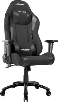 AKRacing Chair Core EX-WIDE SE Gaming Stuhl, Stoff/Kunstleder, Schwarz/Carbon, 5 Jahre Herstellergarantie