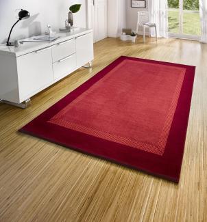 Design Velours Teppich Band Rot - 160x230x0,9cm