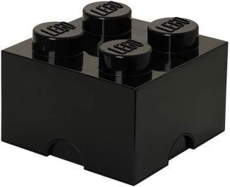 Lego 'Storage Brick 4' Aufbewahrungsbox schwarz