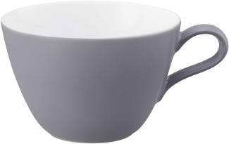 Milchkaffee-Obertasse 0,37 l Life Fashion Elegant Grey Seltmann Weiden Milchkaffeetasse - Mikrowelle geeignet, Spülmaschinenfest