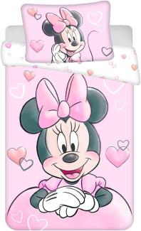 Disney Bettwäsche Minnie Mouse Babybettwäsche 100 x 135 cm