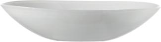 Leonardo La Baia Alabastro Ovale Schale, Semitransparentes Glas, Handgefertigt, Weiß, 32 cm, 031199
