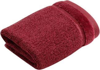 Vossen Baumwolle Handtücher Pure | Seiftuch 30x30 cm | red-rock
