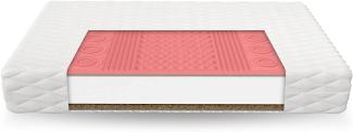 'Empoli' Klatschaummatratze 7-Zonen Kokos Visco Klimafaser, H3/H4, Höhe 13 cm, 160 x 200 cm