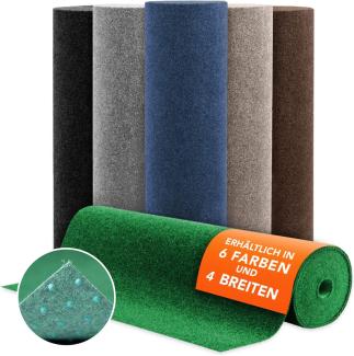 Floordirekt Rasenteppich Farbwunder Pro - Balkonteppich - Kunstrasenteppich für Terrasse, Balkon und Freizeit - Erhältlich in 6 Farben (100 x 1500 cm, Beige)