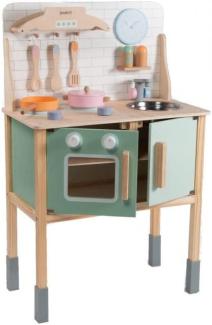Joueco 80103 Kinderküche mit Zubehör aus Holz