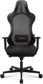 Topstar Sitness RS Sport Gamingstuhl, Kunststoff, schwarz/schwarz, One Size