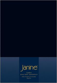Janine 5002 Elastic-Jersey-Spannbetttuch 98 schwarz 90x190-100x220