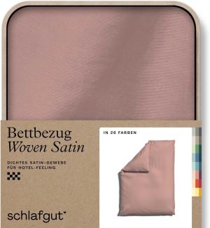 Schlafgut Knitted Jersey Bettwäsche | Bettbezug einzeln 135x200 -140x200 cm | purple-mid