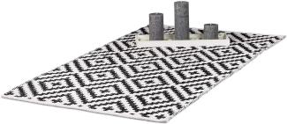 Teppich Baumwolle schwarz weiß 10022345_774