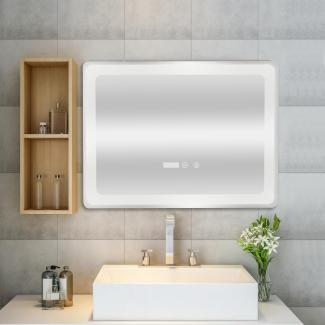 LED-Badspiegel Casoli 45x60cm Silber [pro. tec]