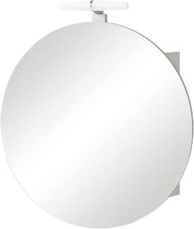 SCHILDMEYER Spiegelschrank Badezimmerschrank Aufbauleuchte Fjord 65x68,3x15,7 cm