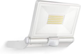 Steinel Sensor-Außenstrahler XLED ONE XL S weiß, 42,6 W LED-Fluter mit 180°-Bewegungsmelder, 4200 lm, 3000 K warmweiß