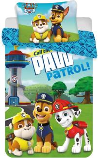 Babybettwäsche Kinderbettwäsche Paw Patrol 100 x 135 cm 100% Baumwolle