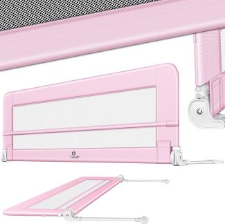 KESSER® Bettschutzgitter für Kinder, Rosa, 120cm