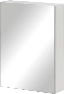 Schildmeyer Basic Spiegelschrank 146427, weiß Glanz, 50 cm