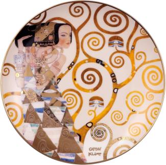 Goebel Wandteller Gustav Klimt - Die Erwartung, Dekoteller, Artis Orbis, Fine Bone China, Bunt, 21 cm, 67071031