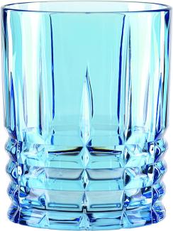 Spiegelau & Nachtmann 0097442-0, Whisky-Becher, Kristallglas, 345 ml, Highland, Blau, 8. 2 x 8. 2 x 11. 3 cm