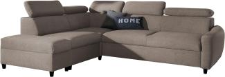 99rooms Latos Ecksofa Velours ESITO Beige Links ohne