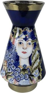Vase DKD Home Decor Porzellan Schwarz Shabby Chic (19 x 19 x 36 cm)