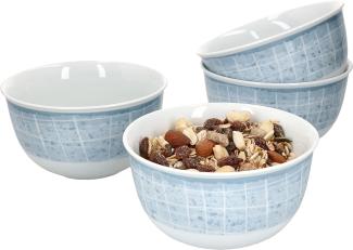 Ritzenhoff Nordic Ellen 4er Set Bowl-Schalen 450ml Müsli Salat Dessertschüssel