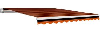 vidaXL Markisenbespannung Canvas Orange & Braun 300x250 cm 145722