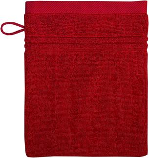 Bio Baumwolle Handtücher - alle Größen & Trendfarben Waschhandschuh, 16x21 cm, amarena