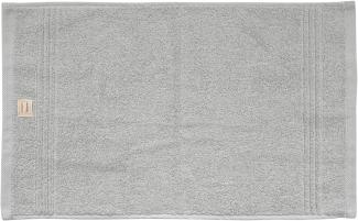 Bio Baumwolle Handtücher - alle Größen & Trendfarben Gästetuch, 30x50 cm, silber