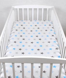 BABYLUX Spannbetttuch 60 x 120 cm Baby SPANNBETTLAKEN Baumwolle Kinderbett 94. S