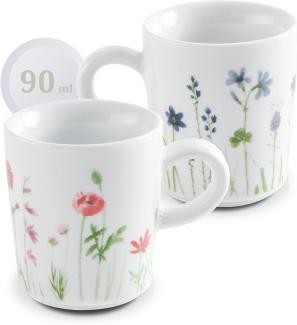 KAHLA Wildblume Espresso-Obertasse 0,09 l Wildblume blau/rot