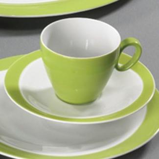 Seltmann Untertasse 16cm Kaffee Tee groß Becher TRIO APFELGRÜN 23810