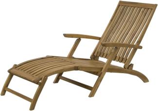 SIENA GARDEN Paleros Deckchair Gestell und Fläche Akazienholz FSC®-100% natur