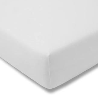 Estella Jersey Stretch Spannbetttuch Bettlaken 90 x 190 cm - 100 x 220 cm 6600 100 weiß
