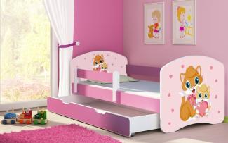 Kinderbett Dream mit verschiedenen Motiven 180x80 Kitty