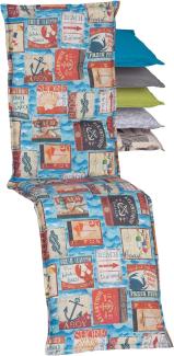 BEO Saumenauflage für Relaxstühle - Togo - maritimes Design BE135