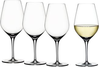 Spiegelau Vorteilsset 2 x 4 Glas/Stck Weißweinglas 440/02 Authentis 4400182 und Geschenk + Spende