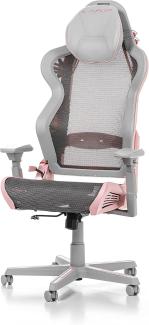 DXRacer (das Orginal) Air R1S Gaming Stuhl, Mesh, Grau-pink-grau, 200 cm