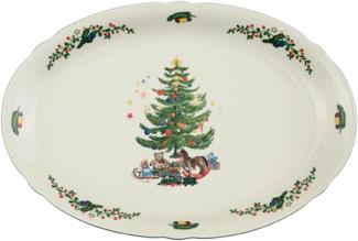 Seltmann & Weiden Servierplatte oval 34x26 cm Weihnachten 001. 294654