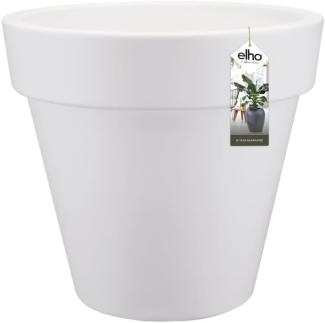 elho Pure Round 50 - Blumentopf für Innen & Außen - Ø 49. 0 x H 44. 4 cm - Weiß/Weiss