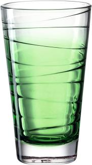 Leonardo Trinkglas Vario Struttura, Becher, Wasserglas, Kalk-Natron Glas, grün, 280 ml, 026834