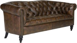 Sofa Chesterfield Shelford 3-Sitzer antik braun