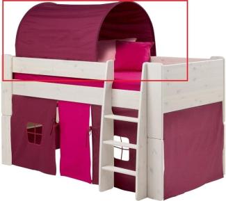 Steens For Kids Tunnelzelt für Kinderbett, Hochbett, 88 x 69 x 91 cm (B/H/T), Baumwolle, lila
